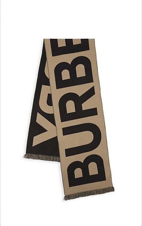 burberry logo scarf|burberry logo wool jacquard scarf.